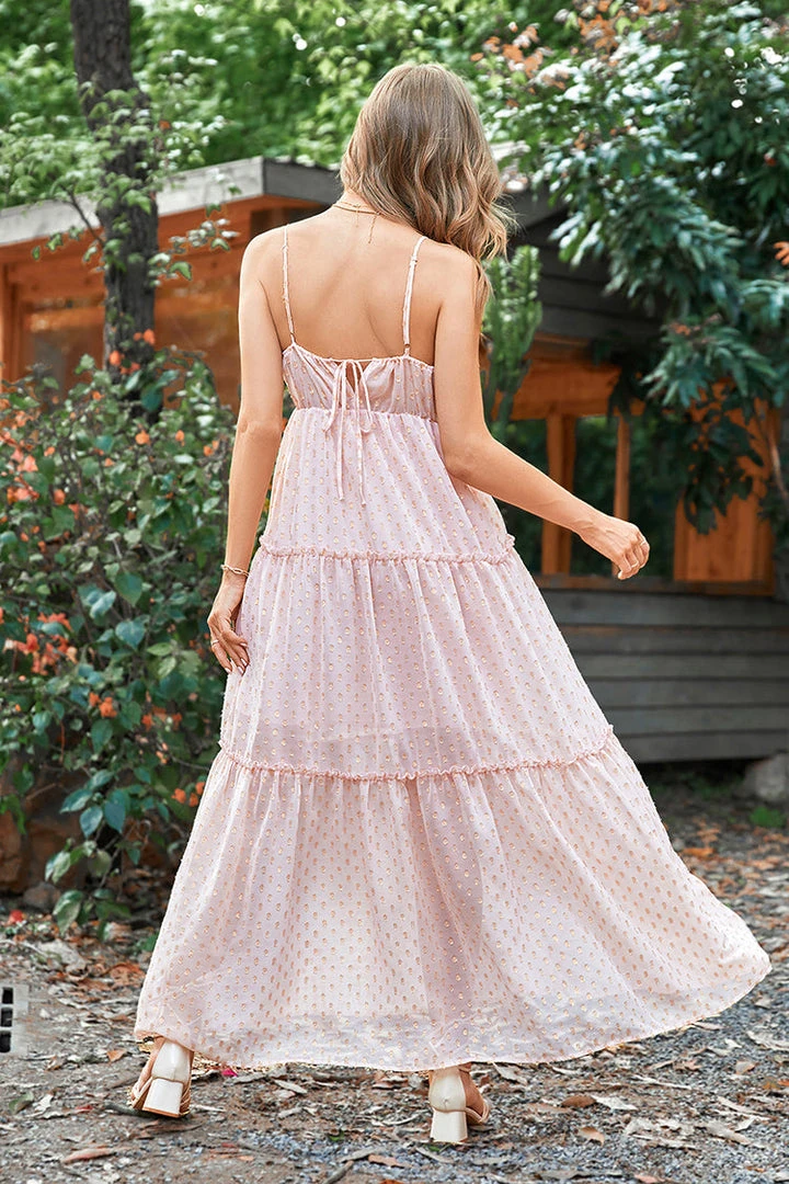 CUPSHE Dresses Varadero Open Front Ruching Split A-Shape Dress