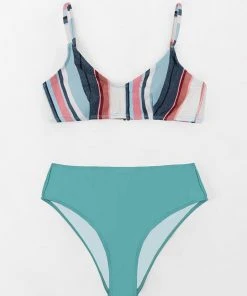 Cupshe Basics Bralette Bikini Set
