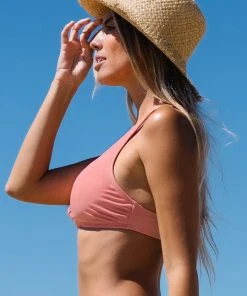 CUPSHE Wild Romance Solid Knotted Bikini Top Bikinis