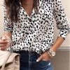 CUPSHE Eugenia Long Sleeve Animal Tops Beach Shirts & Tops