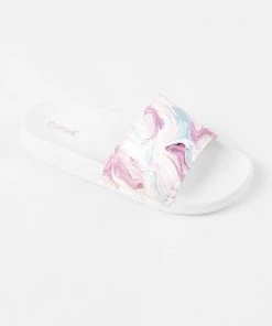 CUPSHE Baker Beach White Open Toe Slippers