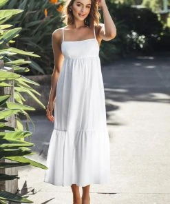 CUPSHE Dora Tie Backless Slip Dress Dresses