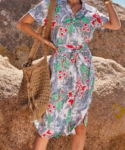 CUPSHE Dresses Charleigh Floral Normal Sleeve Dress