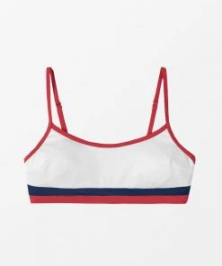CUPSHE Bikinis 4th Of July Poolside Pique Blocked Midkini Top
