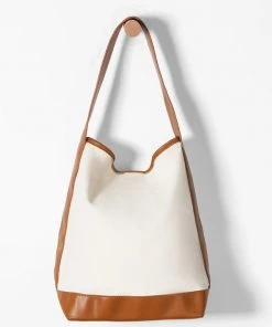 CUPSHE Anakena Patchwork Canvas Shoulder Bag