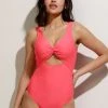 CUPSHE Summer Of Love Cut Out One Piece Swimsuit