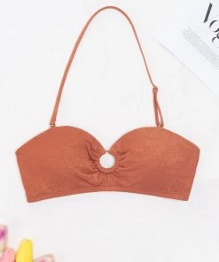 CUPSHE Swimwear BOGO 40% OFF Brook O-ring Halter Bikini Top