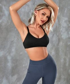 CUPSHE Blythe U-neck Backless Sports Bra