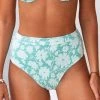 CUPSHE Jane Floral High Waisted Bikini Bottom Bikinis