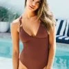 CUPSHE Frida O-ring Criss Cross One Piece Swimsuit One Pieces