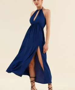 CUPSHE Dresses Monserrat Cut-out Front Halter Dress