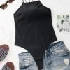 CUPSHE Best Seller Clothing Camilla Black Strappy Bodysuit