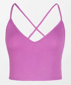 CUPSHE Rainbow Pop V-neck Crop Top Beach Shirts & Tops