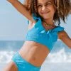 CUPSHE Summer Of Love Scoop Ruffles Girls Bikini Set