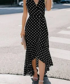 CUPSHE Alaia V-neck Short Sleeve Lace Up A-shape Dress Dresses