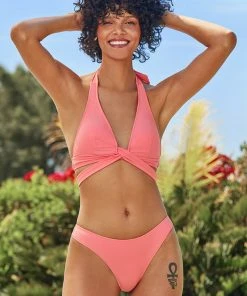 CUPSHE Iris Halter Bikini