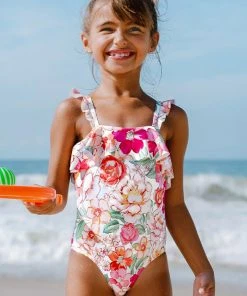 CUPSHE Keep It Cool Scoop Ruffles One Piece