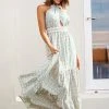 CUPSHE Dresses Maritza Backless Halter Neck Ditsy Dress