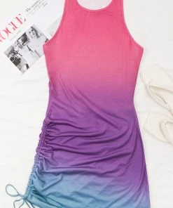CUPSHE Beachy Ombre Bodycon Mini Dress Dresses