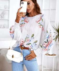 CUPSHE Britney Bubble Sleeve Smocking Frill Cover Up