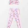 CUPSHE Whimsy Floral Activewear Set