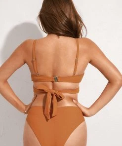 CUPSHE Dixie Wrap Back Hook Bikini