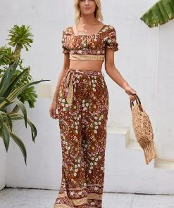 CUPSHE Harper Ditsy Cover Up Set