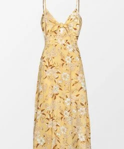 CUPSHE Bryanna Floral Cut Out Tie Dress Dresses