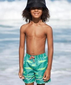 CUPSHE Swimwear BOGO 40% OFF Rainforest Boogie Boys Woven Boardshorts