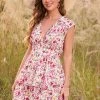 CUPSHE Dresses Cierra Sleeveless Floral Short Dress