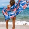 CUPSHE Tropical Lush Leafy Beach Blanket