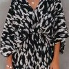 CUPSHE Hayden V-neck Leopard Print Long Sleeve Jumpsuit
