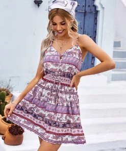 CUPSHE Milena Thin Straps Drawstring Tie Waist Slip Dress Dresses