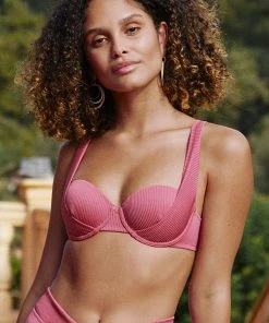 CUPSHE Carson Rib Underwire Bikini Top