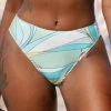 CUPSHE Retro Dreaming Cheeky High Leg High Waist Bikini Bottom Swimwear UP TO 70% OFF