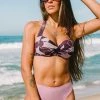 CUPSHE Bikinis Elianna Leafy Ruched Halter Bikini