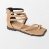 CUPSHE Accs & Clothing Ambrosia Brown Open Toe Flat Sandals