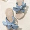 CUPSHE Accs & Clothing Cloverfield Crisscross Bow Knot Slide Sandals