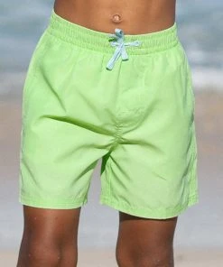 CUPSHE Swimwear UP TO 70% OFF Rainforest Boogie Lime Boys’ Adjustable Volley Shorts