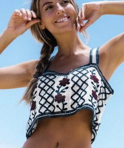 CUPSHE Rosalee Crochet Loose Waisted Top Cover Ups