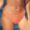 CUPSHE Dylan Orange Low Waisted Bikini Bottom Bikinis
