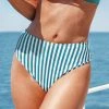 CUPSHE Swimwear UP TO 70% OFF Izabella Striped Bikini Bottom