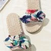 CUPSHE Accs & Clothing Spring Fling Tropical Bow Knot Slide Sandals