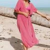 CUPSHE Shangrila Solids Maxi Kimono