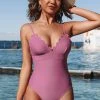 CUPSHE One Pieces Rory Scalloped Trim One Piece Swimsuit