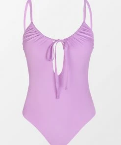 CUPSHE Romantic Garden Ruched Tied One Piece One Pieces