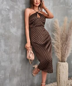 CUPSHE Lyana Cut-out Zipper Slip Dress Dresses