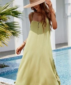 CUPSHE Dora Split Tassel Cover-up Dress Casual Dresses