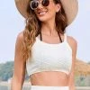 CUPSHE Sienna Fixed Straps Crochet Top