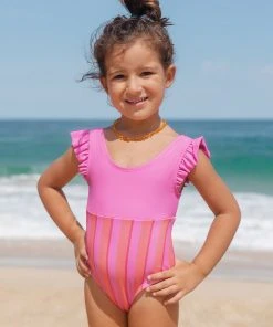 CUPSHE One Pieces Wild Ronarce Ruffles Girls One Piece Swimsuit